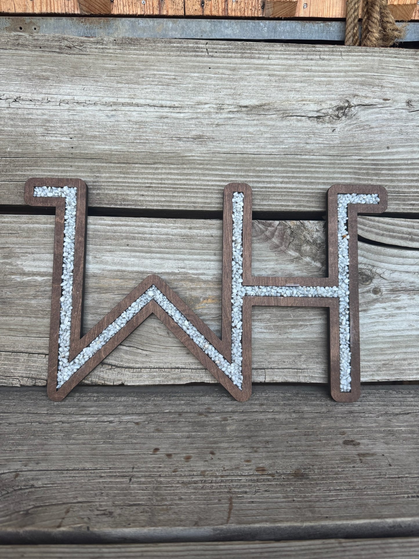 Custom Farm Brand Signs - Wood + Inlay (Stone or Glass)
