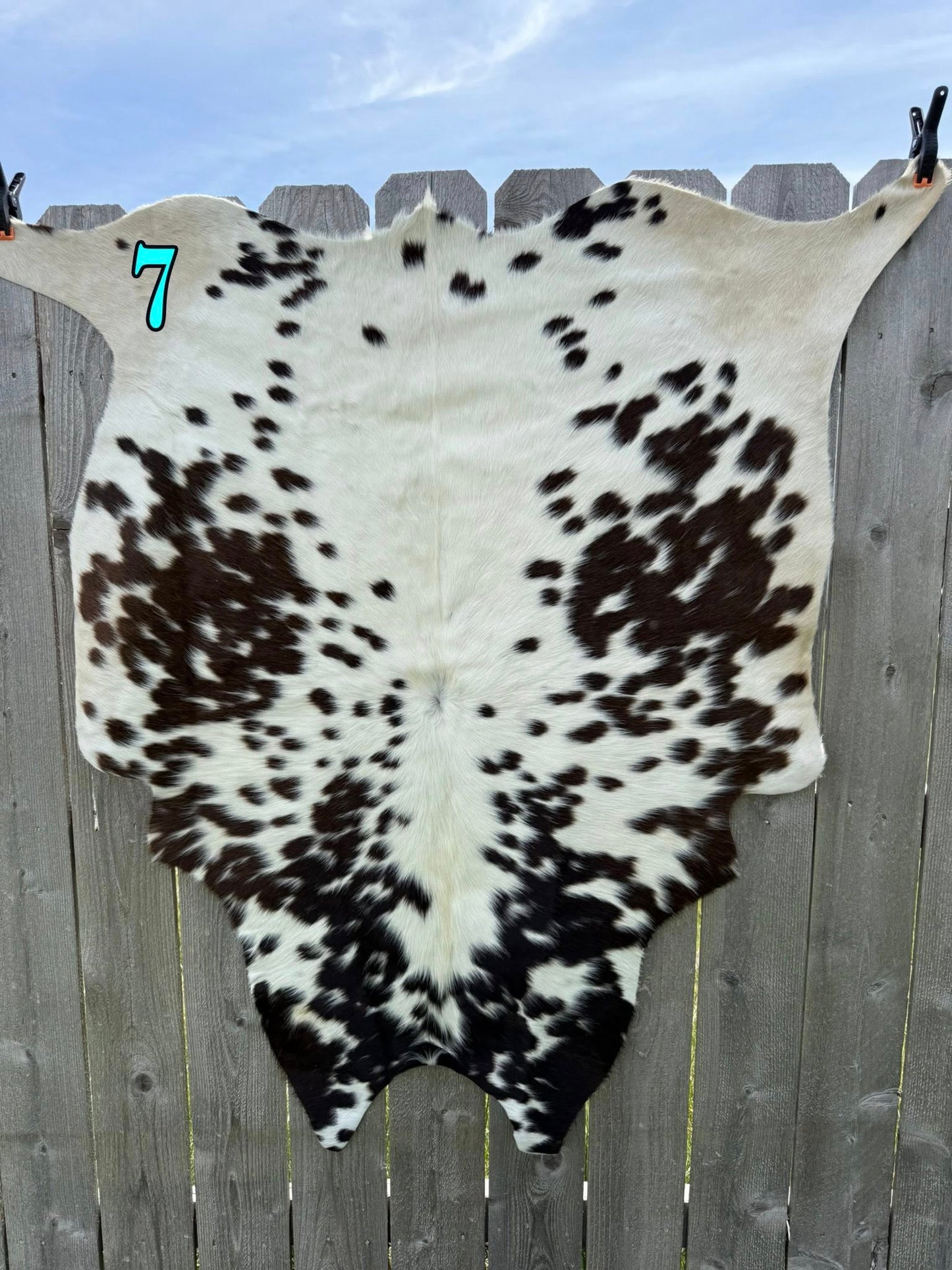RTS - Ready to Ship: Branding Frame (Cowhide, Weathered Wood)