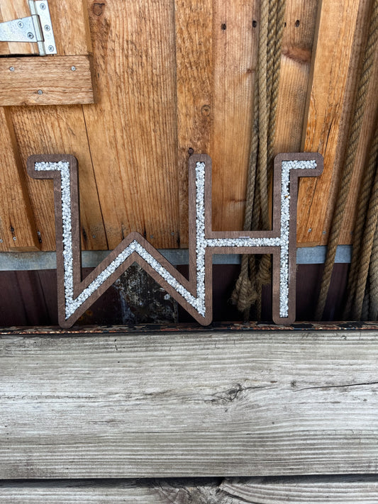 Custom Farm Brand Signs - Wood + Inlay (Stone or Glass)