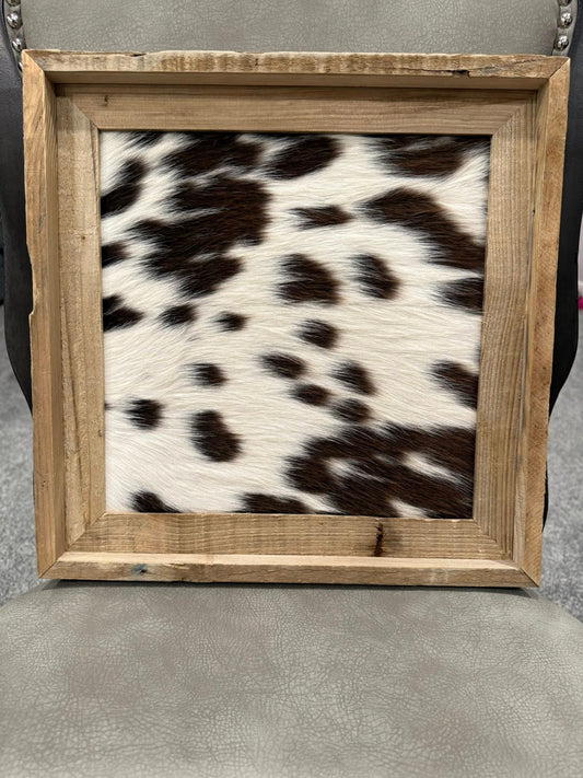 RTS - Ready to Ship:  Branding Frame (Cowhide, Weathered Wood)