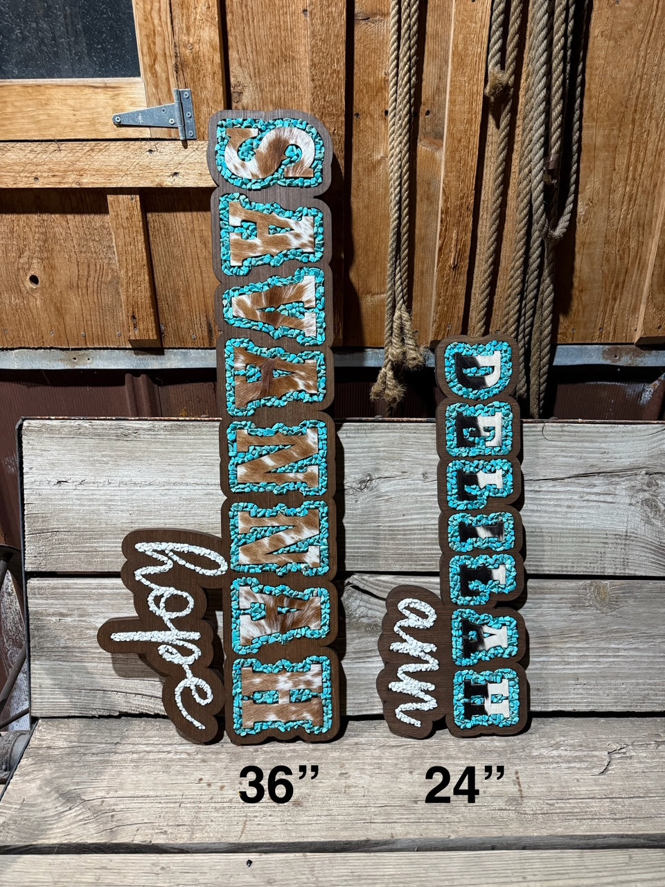 Name Sign - Western with Middle Name