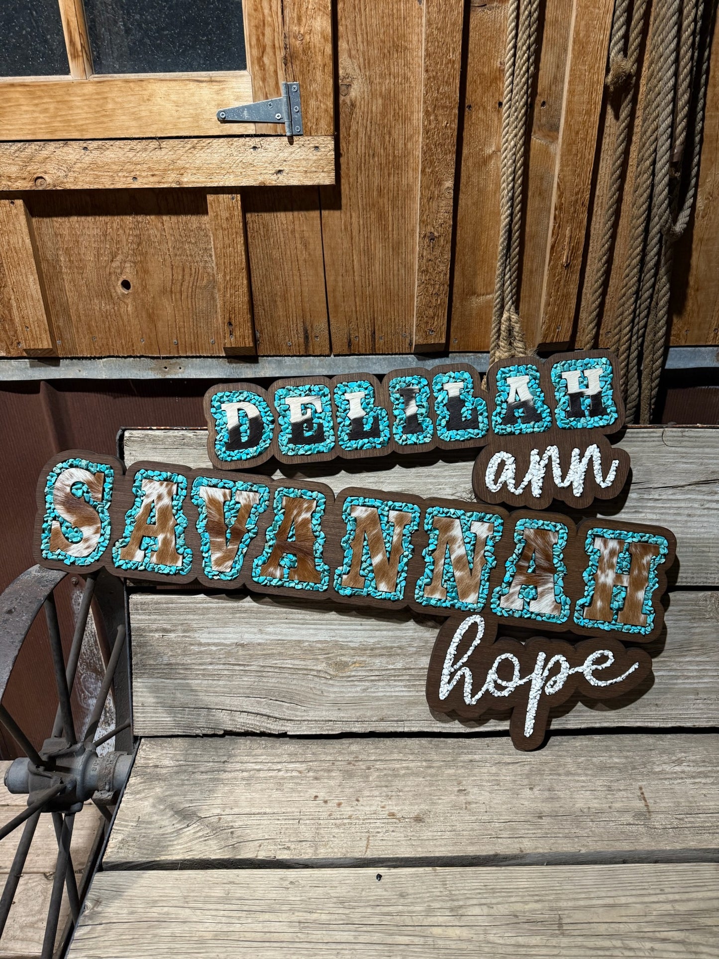 Name Sign - Western with Middle Name