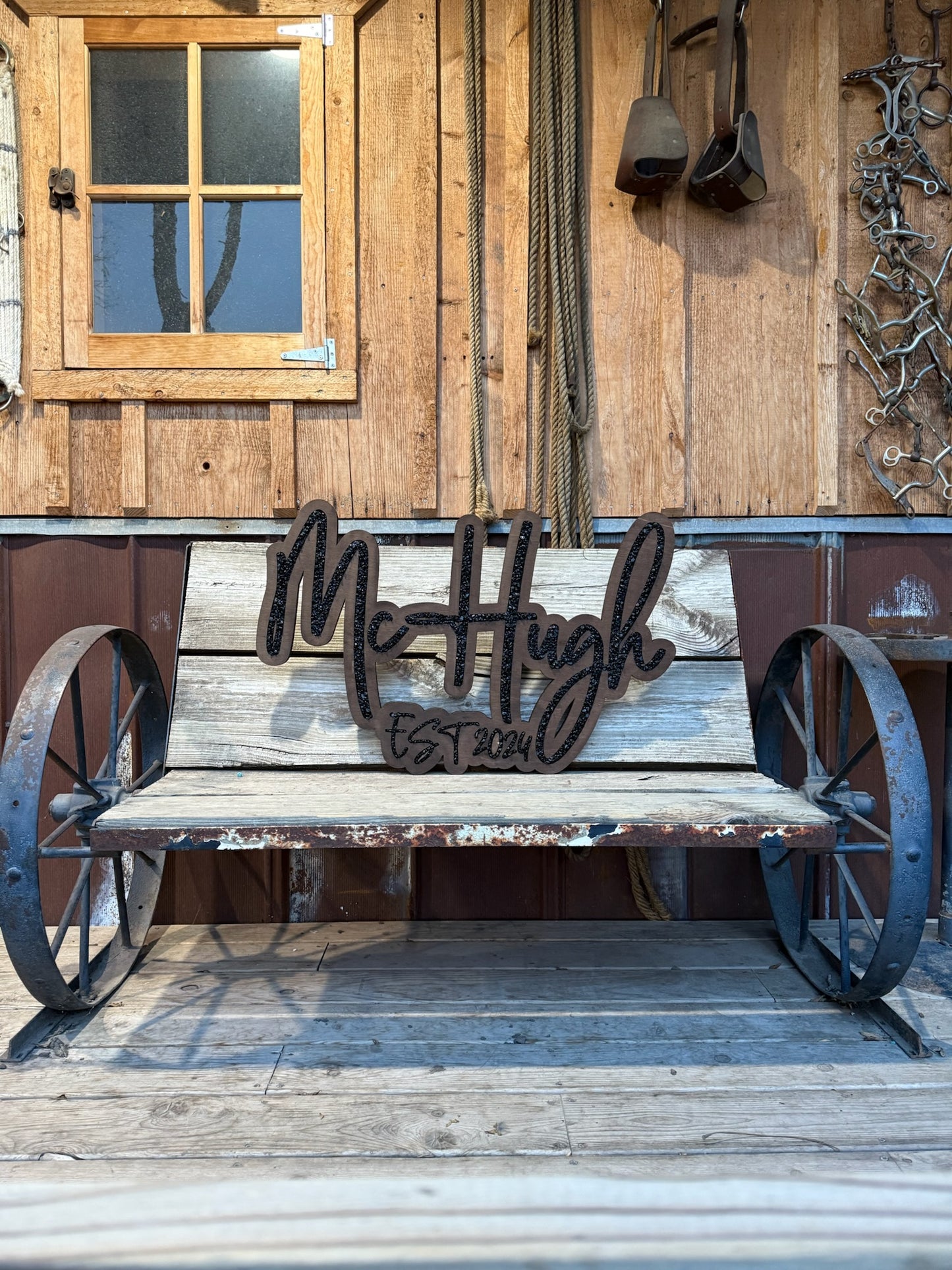 Name Sign Cursive Inlay