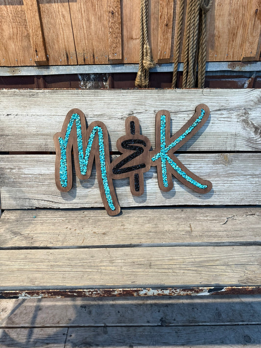 Custom Initials Sign