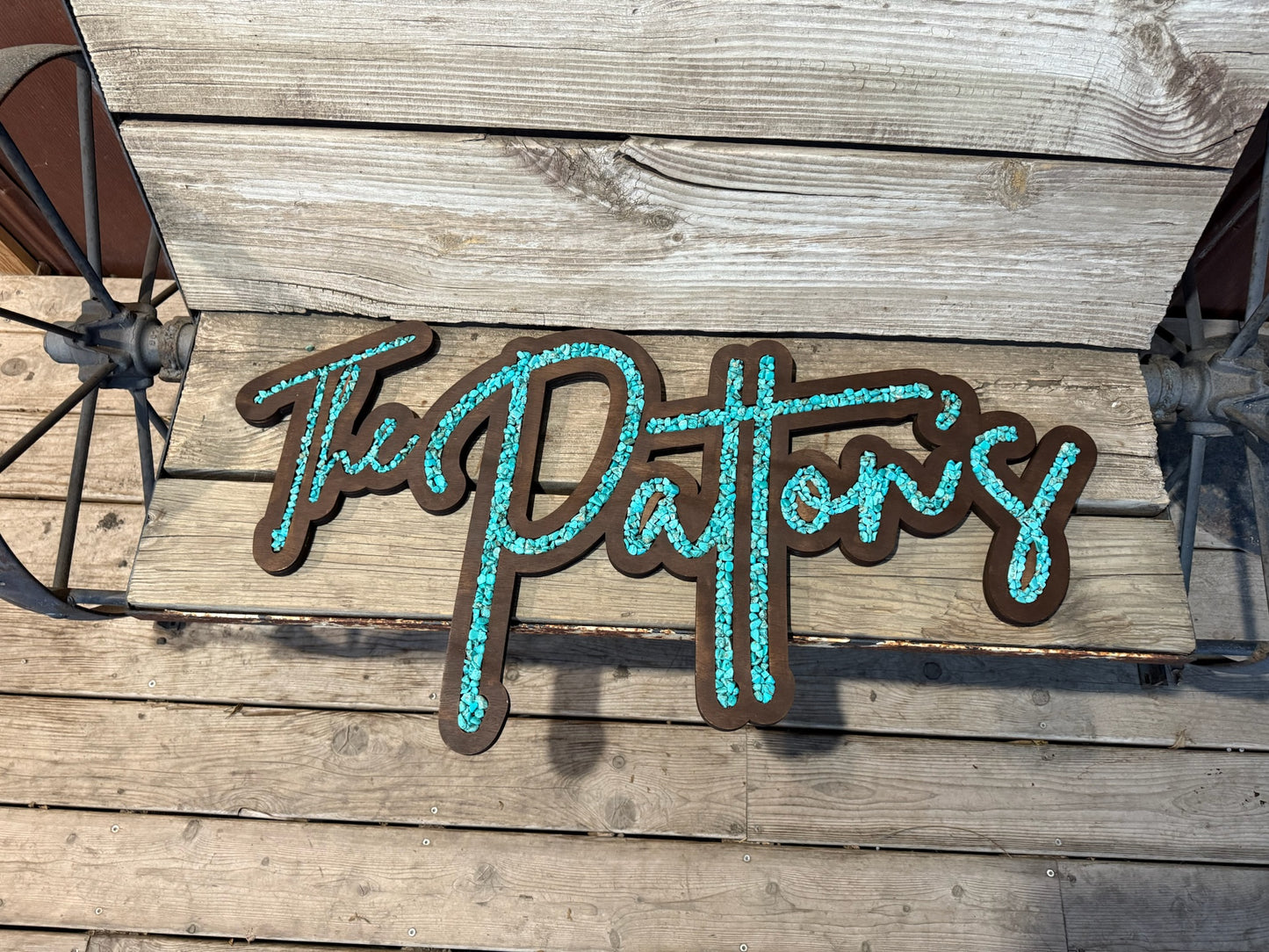 Name Sign Cursive Inlay