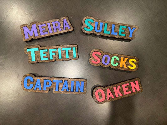 Personalized Horse Name Signs for Bridles and Stalls - Organize your tack with Name Plates!